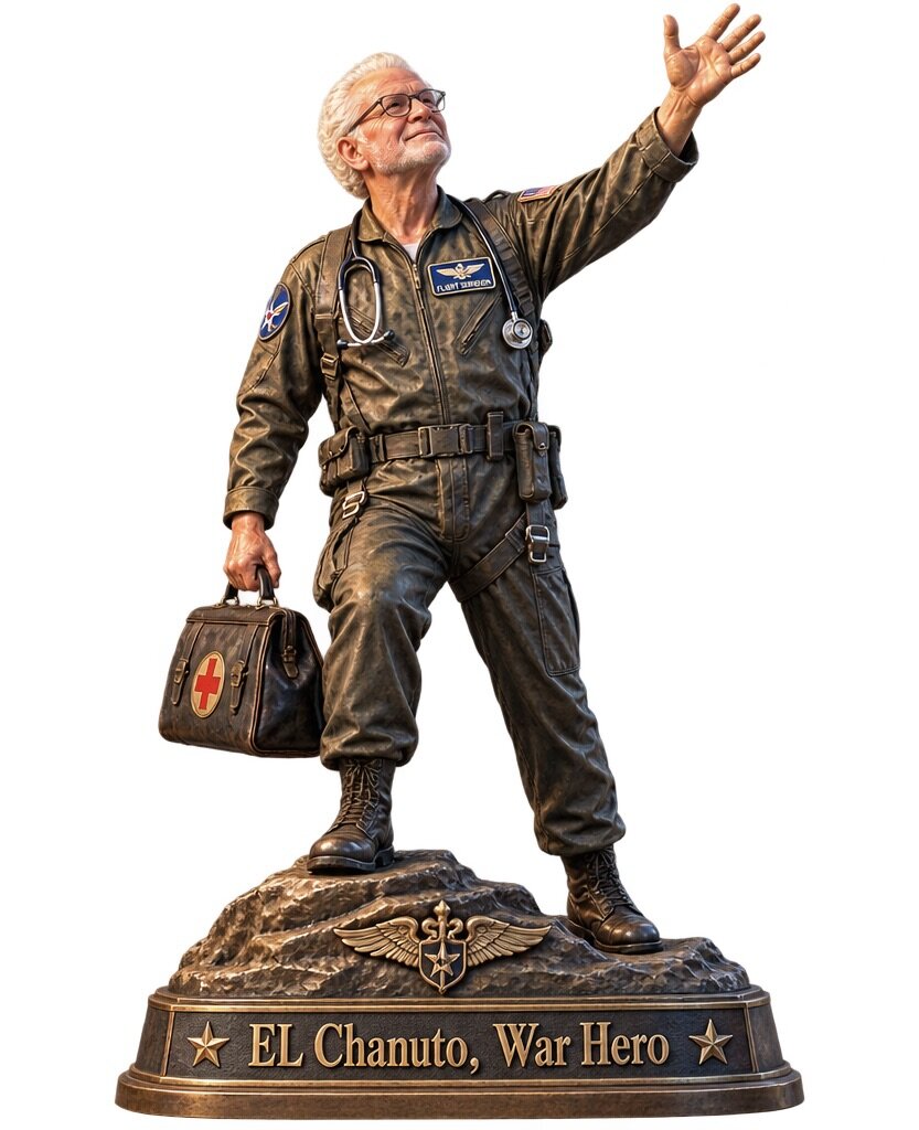 Statue of EL Chanuto, War Hero